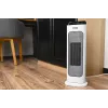 Electric ceramic heater NOVEEN PTC2000 — 2000 W, adjustable thermostat, LED display, timer, remote, white