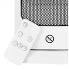 Electric ceramic heater NOVEEN PTC2000 — 2000 W, adjustable thermostat, LED display, timer, remote, white