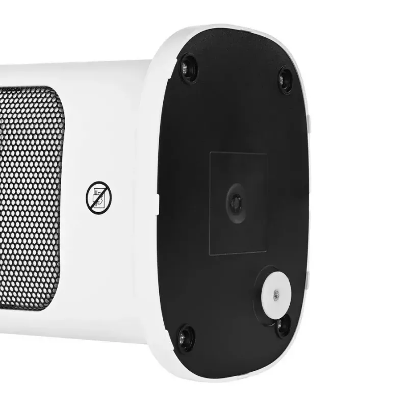 Electric ceramic heater NOVEEN PTC2000 — 2000 W, adjustable thermostat, LED display, timer, remote, white