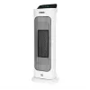 Electric ceramic heater NOVEEN PTC2000 — 2000 W, adjustable thermostat, LED display, timer, remote, white