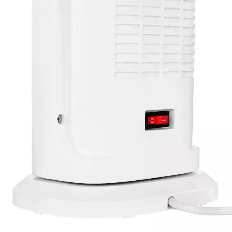Electric ceramic heater NOVEEN PTC2000 — 2000 W, adjustable thermostat, LED display, timer, remote, white
