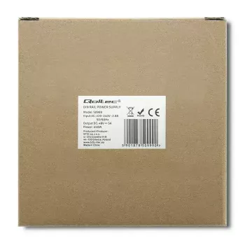 DIN rail power supply QOLTEC 50999, 240W, 48V DC, 5A output