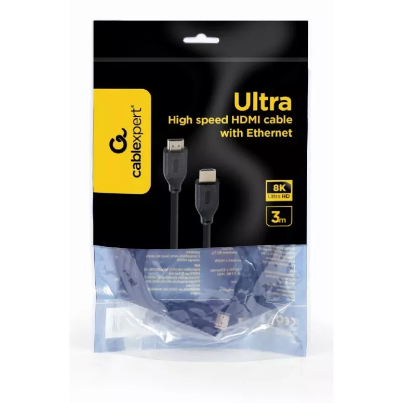 GEMBIRD Ultra High Speed HDMI Cable with Ethernet - 8K Select Series - 3m