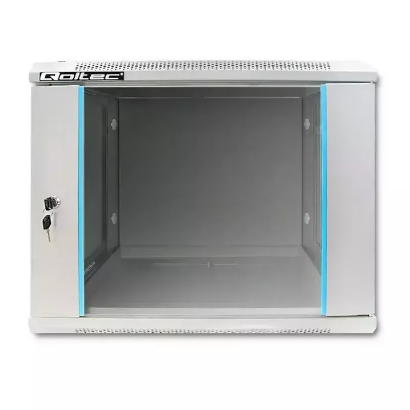 19 inch Rack Cabinet QOLTEC 9U model 54484, dimensions 600x500x450 mm