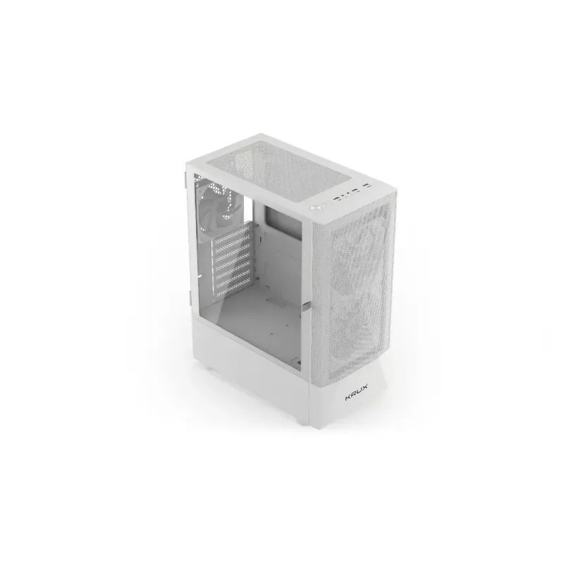KRUX VAKO ATX PC Case, RGB, White (KRXD005)