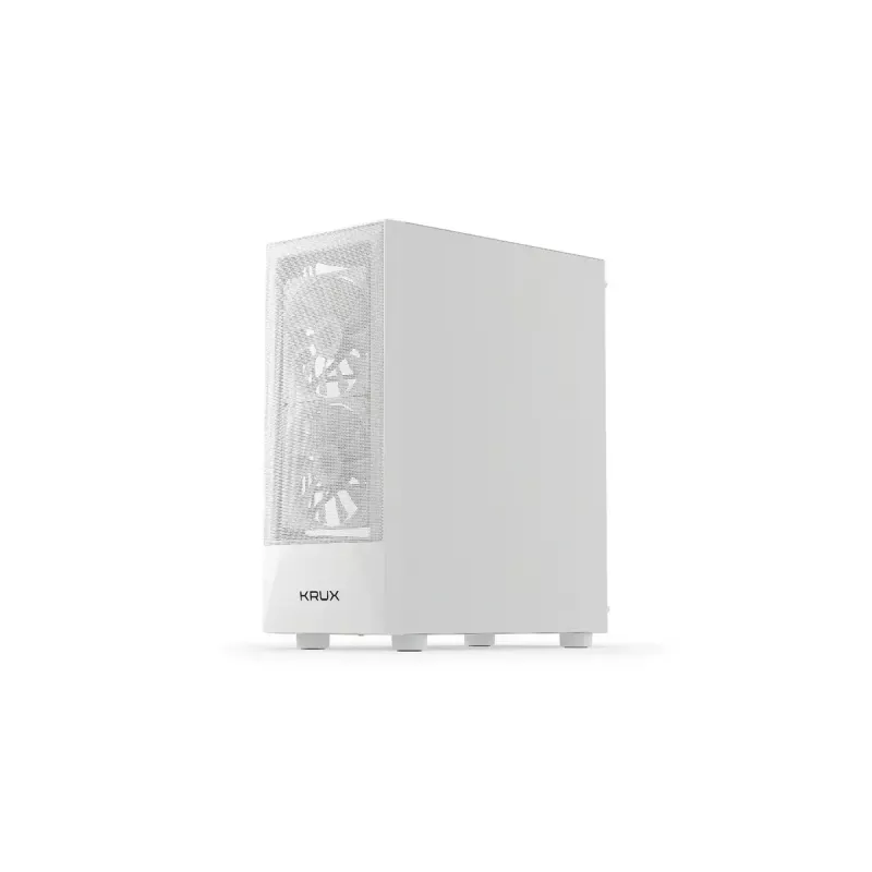 KRUX VAKO ATX PC Case, RGB, White (KRXD005)