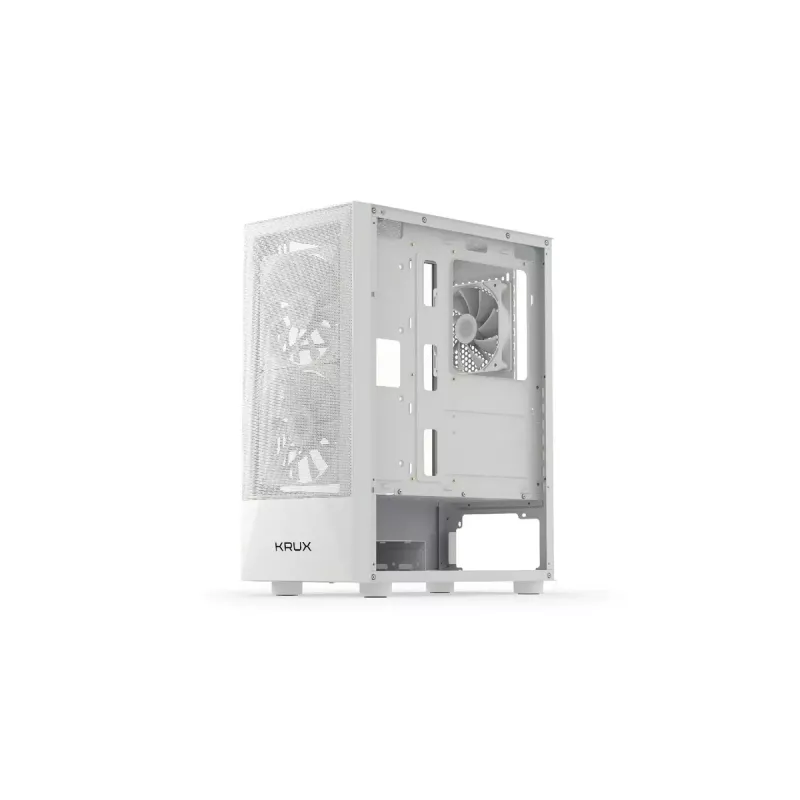 KRUX VAKO ATX PC Case, RGB, White (KRXD005)