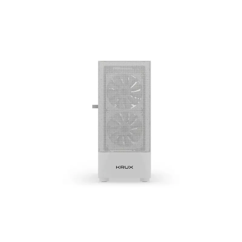 KRUX VAKO ATX PC Case, RGB, White (KRXD005)