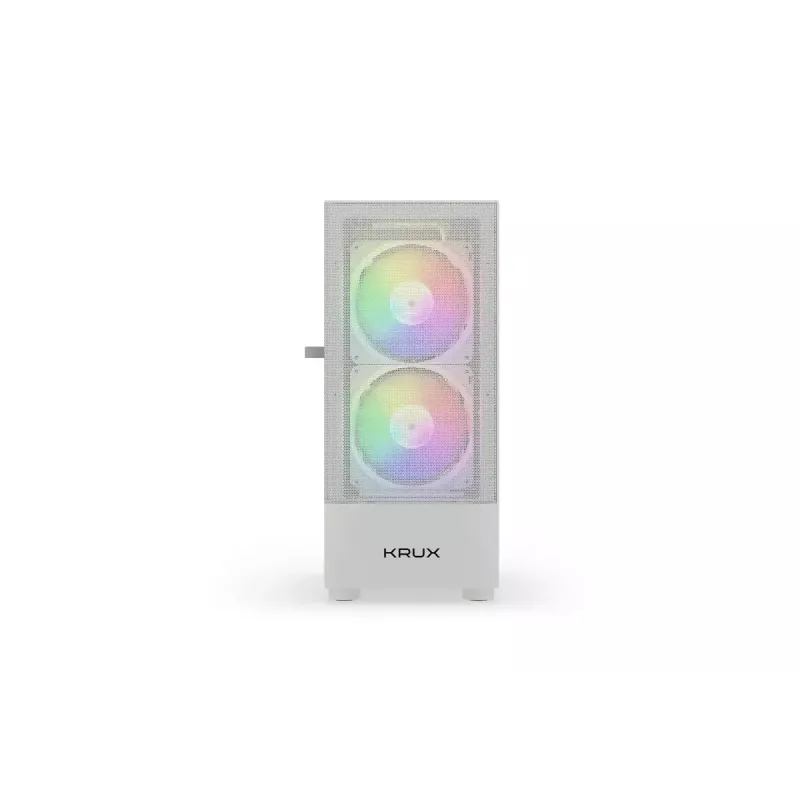 KRUX VAKO ATX PC Case, RGB, White (KRXD005)