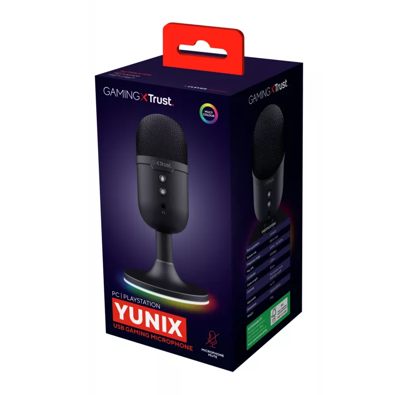 Trust GXT 234P Yunix Black Table microphone