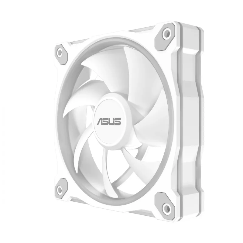Case fan ASUS Prime MR120 ARGB White 120 mm, 1600 RPM, PWM, Sleeve bearing, 58 CFM