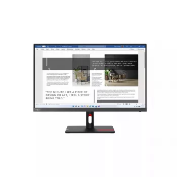 Monitor Lenovo ThinkVision S27i-30 27 inch Full HD IPS LED 1920×1080, 100 Hz, 300 cd/m², 6 ms, HDMI x2, VESA 100×100