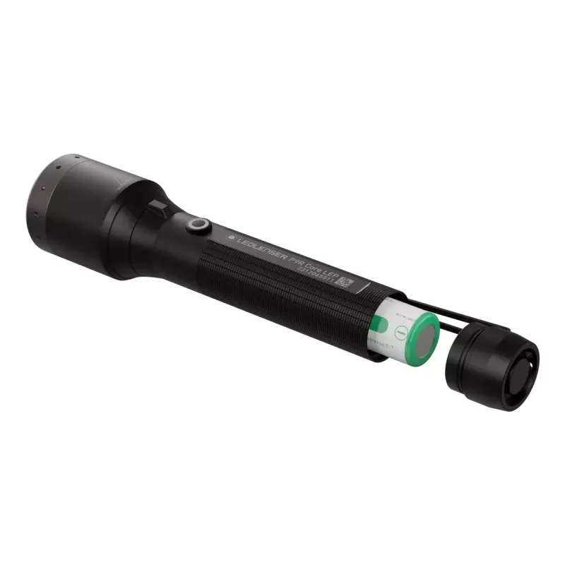Hand flashlight Led Lenser 502987, compact aluminium body, 1000 lm, 4800 mAh rechargeable Li‑Ion, IP68, 8000 K, 176 mm, 41 g