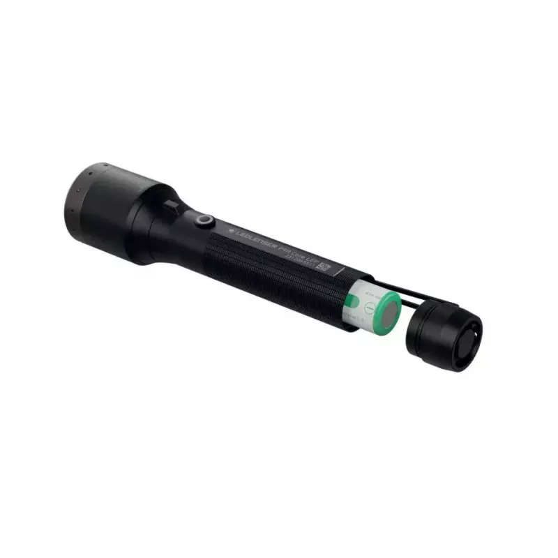 Hand flashlight Led Lenser 502987, compact aluminium body, 1000 lm, 4800 mAh rechargeable Li‑Ion, IP68, 8000 K, 176 mm, 41 g