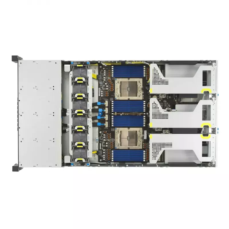 Server rack platform ASUS RS720A-E13-RS24G 2U AMD, 24x 2.5 inch bays, 2x SP5 CPU, 24 DIMM DDR5, 3 TB max, Aspeed AST2600