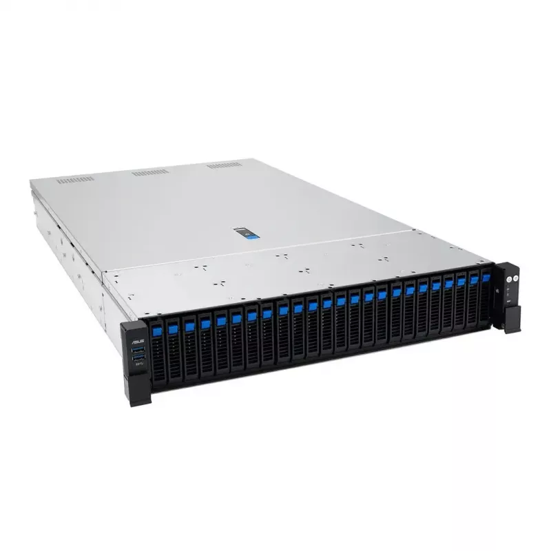 Server rack platform ASUS RS720A-E13-RS24G 2U AMD, 24x 2.5 inch bays, 2x SP5 CPU, 24 DIMM DDR5, 3 TB max, Aspeed AST2600