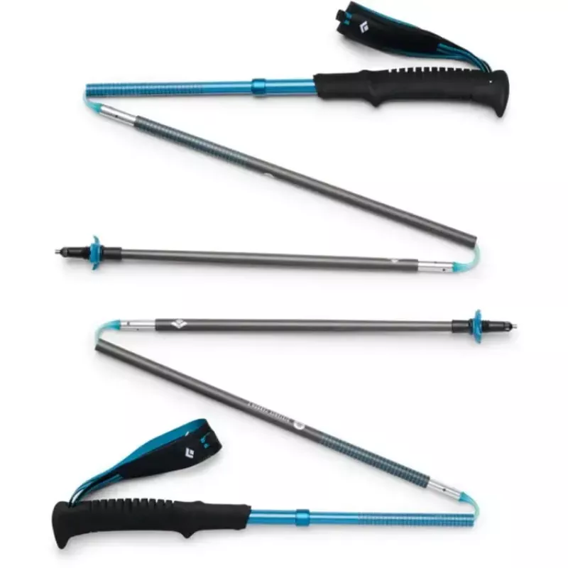 Trekking poles Black Diamond Distance Carbon Z — carbon folding poles, 110 cm, 3-segment, 264 g