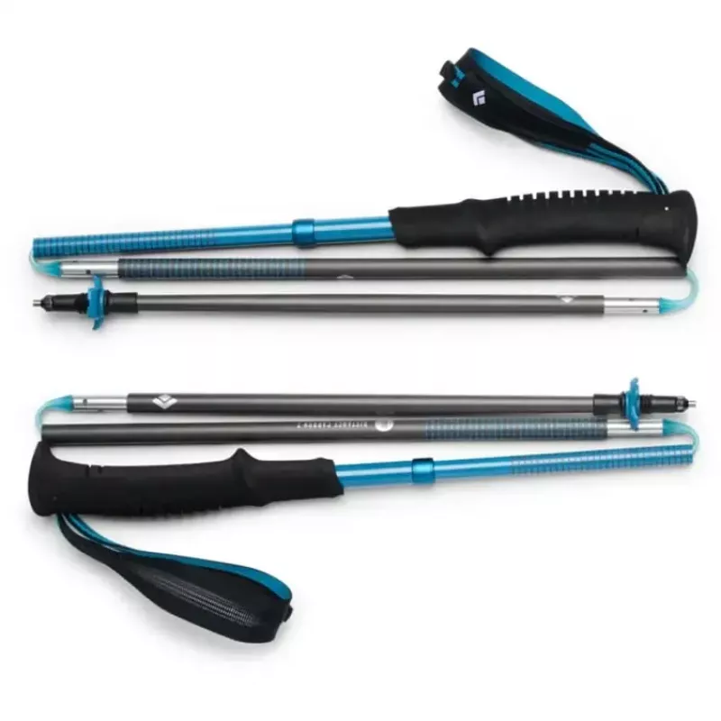 Trekking poles Black Diamond Distance Carbon Z — carbon folding poles, 110 cm, 3-segment, 264 g
