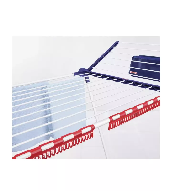 Floor-standing clothes rack Leifheit Pegasus 180 Plus — foldable metal/plastic dryer, 18 m drying space, 870×1570×660 mm