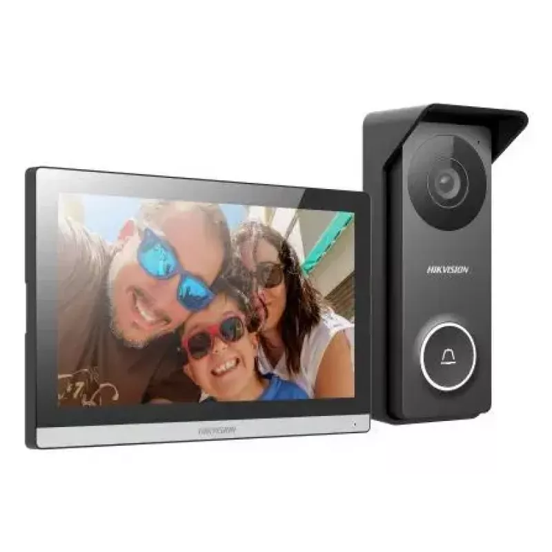 Video intercom Hikvision DS-KIS313-P 7 inch TFT capacitive touchscreen, 1280×720, Wi‑Fi 802.11n, MicroSD, IP65, IK08