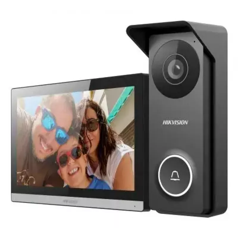 Video intercom Hikvision DS-KIS313-P 7 inch TFT capacitive touchscreen, 1280×720, Wi‑Fi 802.11n, MicroSD, IP65, IK08