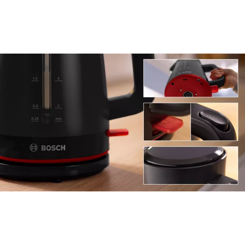 Electric kettle Bosch MyMoment TWK3M123 — 1.7 L, 2400 W, black
