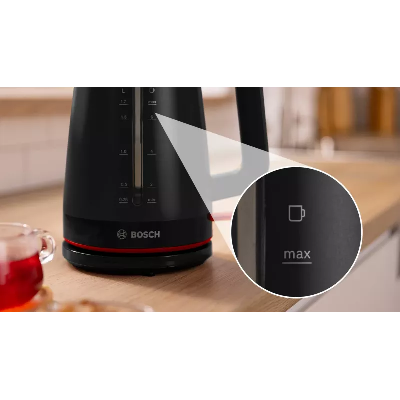 Electric kettle Bosch MyMoment TWK3M123 — 1.7 L, 2400 W, black