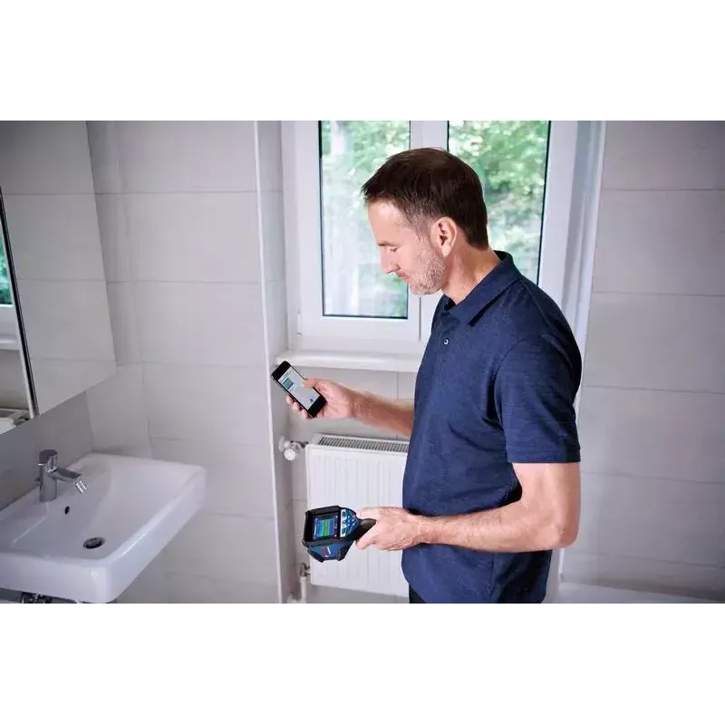 Bosch GTC 600 C Noise equivalent temperature difference (NETD) IR Black, Blue 256 x 192 pixels Built-in display LCD