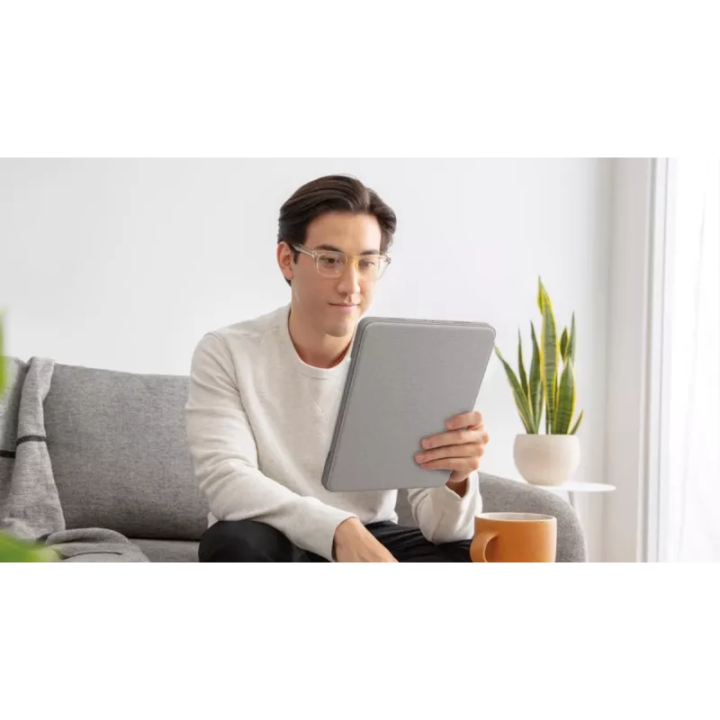 LOGITECH Combo Touch - Sand for iPad Pro 12.9-in (5th gen) - US International Qwerty