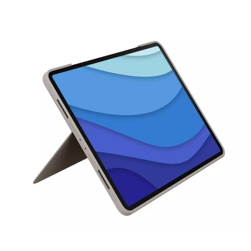 LOGITECH Combo Touch - Sand for iPad Pro 12.9-in (5th gen) - US International Qwerty