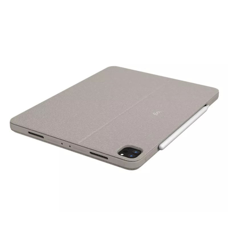 LOGITECH Combo Touch - Sand for iPad Pro 12.9-in (5th gen) - US International Qwerty
