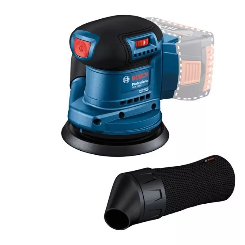 Bosch GEX 185-LI Professional Random orbital sander 10000 OPM Blue