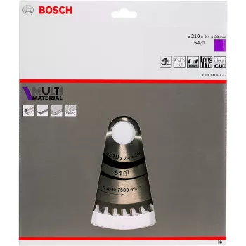 Bosch Multi Material Circular Saw Blades, Aluminium, 21 cm, Bosch, 235 g, 1 pc(s)