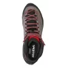 Salewa MTN Trainer Mid GTX Male Adult Charcoal Grey Red Leather Suede Vibram