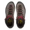 Salewa MTN Trainer Mid GTX Male Adult Charcoal Grey Red Leather Suede Vibram