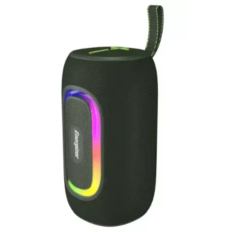 Portable/party speaker Energizer BTS163 — 16 W RMS, Bluetooth, Li‑Ion 1800 mAh, MicroSD, multi‑colour illumination, black