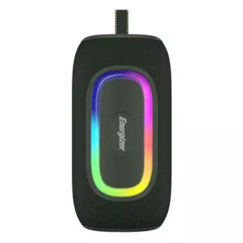 Portable/party speaker Energizer BTS163 — 16 W RMS, Bluetooth, Li‑Ion 1800 mAh, MicroSD, multi‑colour illumination, black