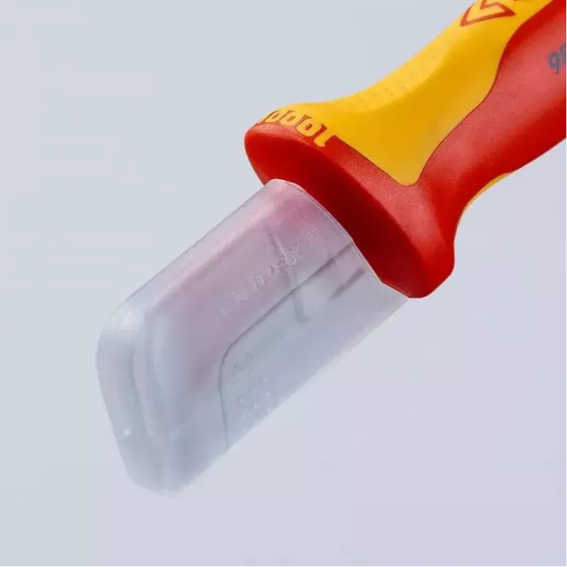 Utility Knife Knipex 98 55 SB Red Yellow Fixed Blade