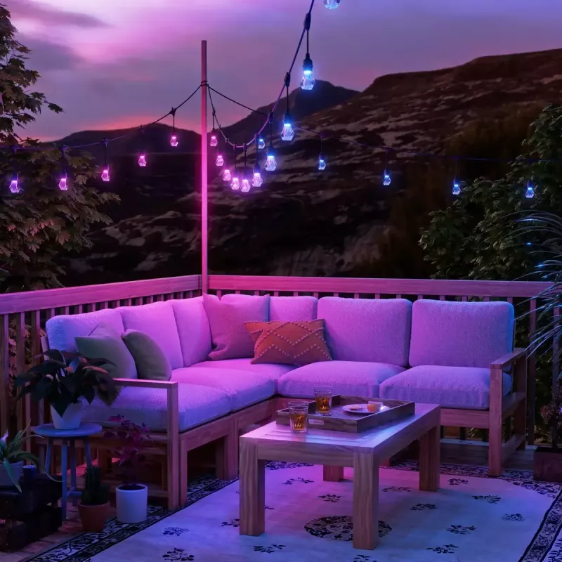 Outdoor string lights Nanoleaf Essentials NF084E00-20SLO 15 m multicolour Matter