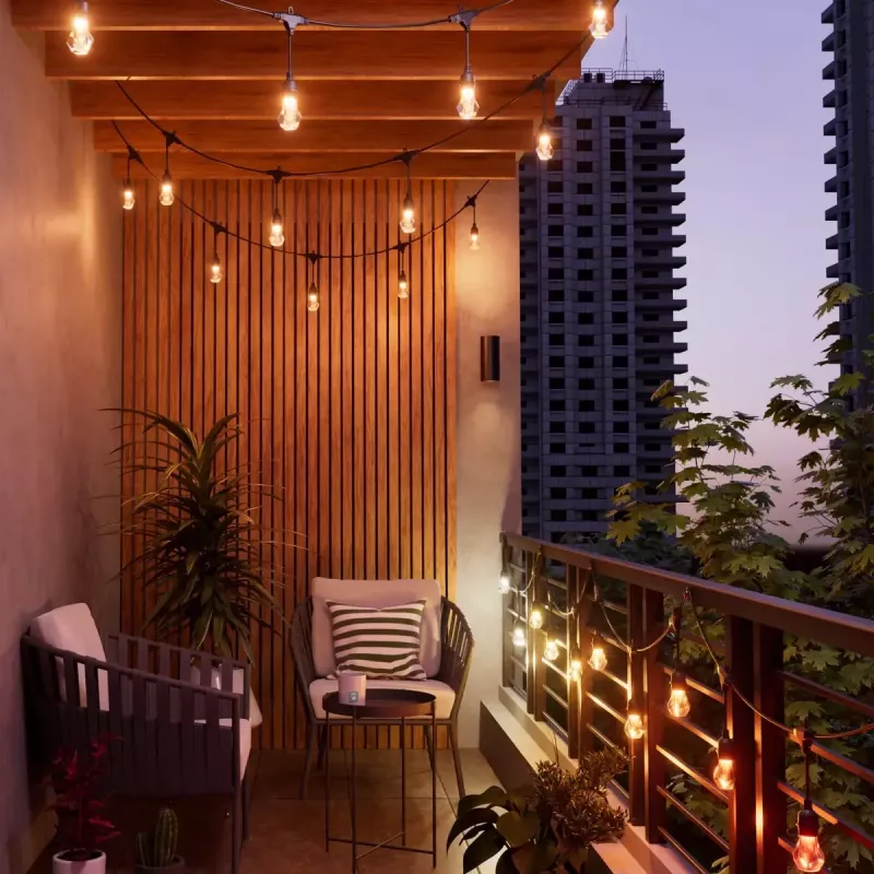 Outdoor string lights Nanoleaf Essentials NF084E00-20SLO 15 m multicolour Matter