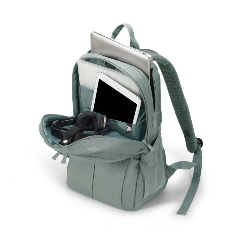 DICOTA Eco Backpack Scale - 13-15.6in Notebook Backpack - Greu / 600d Recycled Pet