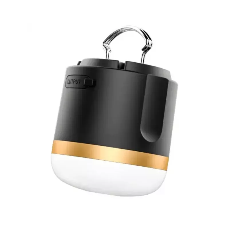 Battery powered camping lantern EcoFlow SCLI-B — 400 lm, 3,600 mAh, USB‑C input, ABS+TPR housing