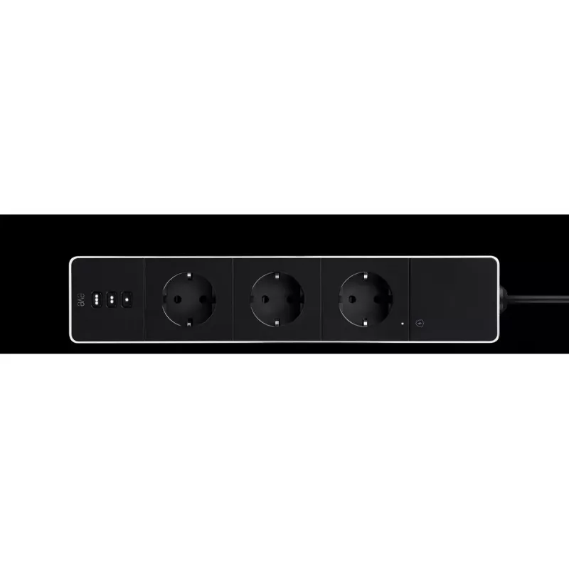 Power Strip Eve Energy Strip Black White 3 AC outlet(s) 120-230 V 1.9 m