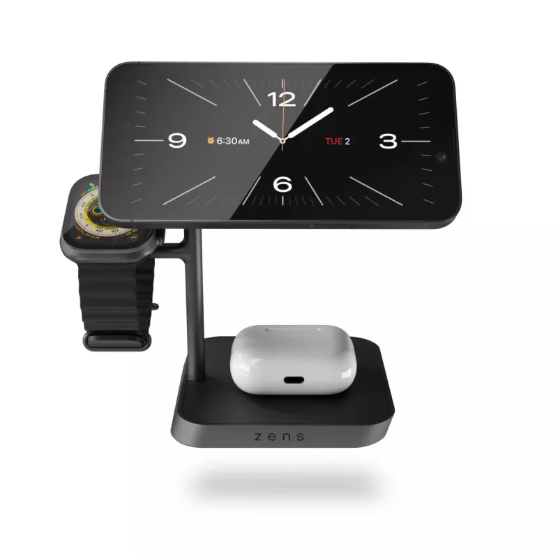 ZENS Office Charger Pro 3 Black Wireless Fast Charging Indoor AC