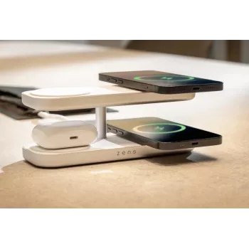 ZENS Quattro Wireless Charger Pro 4 White