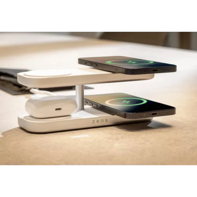 ZENS Quattro Wireless Charger Pro 4 White