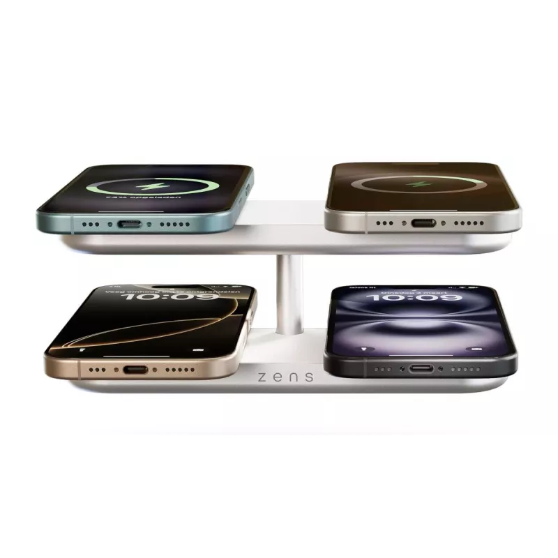 ZENS Quattro Wireless Charger Pro 4 White