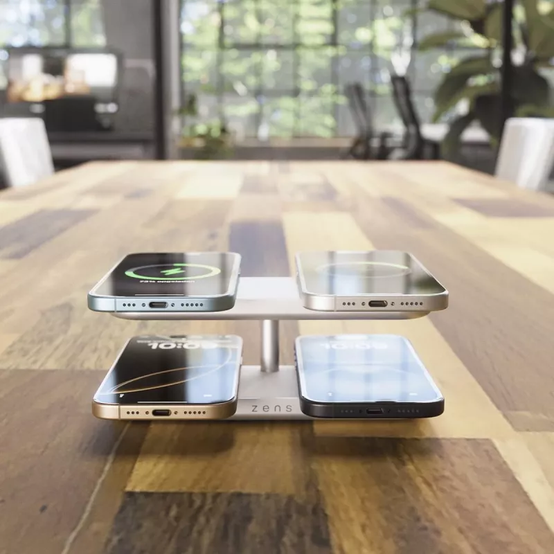 ZENS Quattro Wireless Charger Pro 4 White