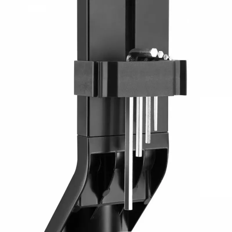 Dual Monitor Wall Mount MACLEAN MC-633 gas spring for 17 inch–27 inch monitors, adjustable arms, VESA compatible