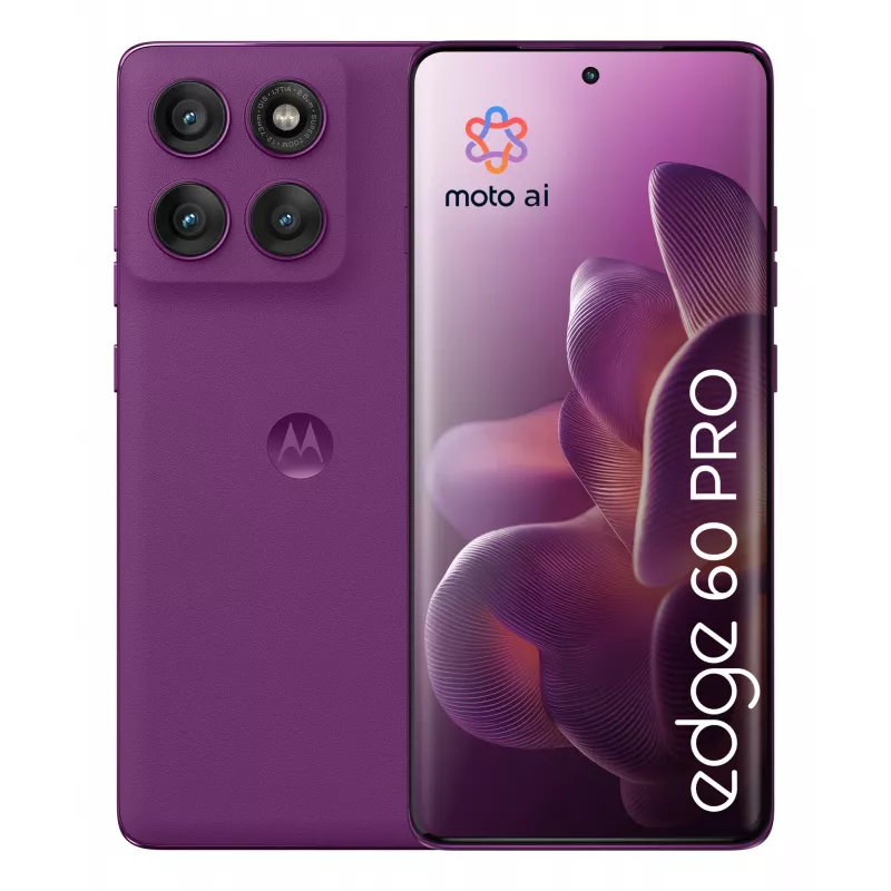 Motorola edge 60 pro 16.9 cm (6.67 inch) Dual SIM Android 15 5G USB Type-C 12 GB 512 GB 6000 mAh Purple